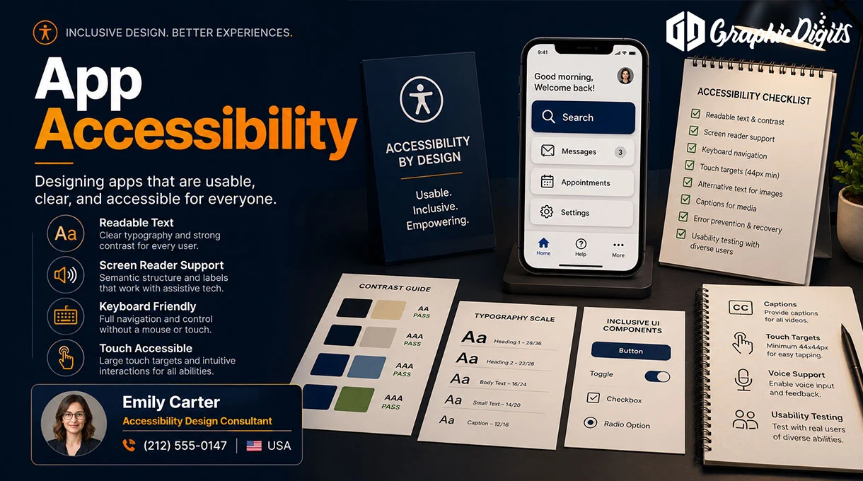 App accessibility services by Graphic Digits
