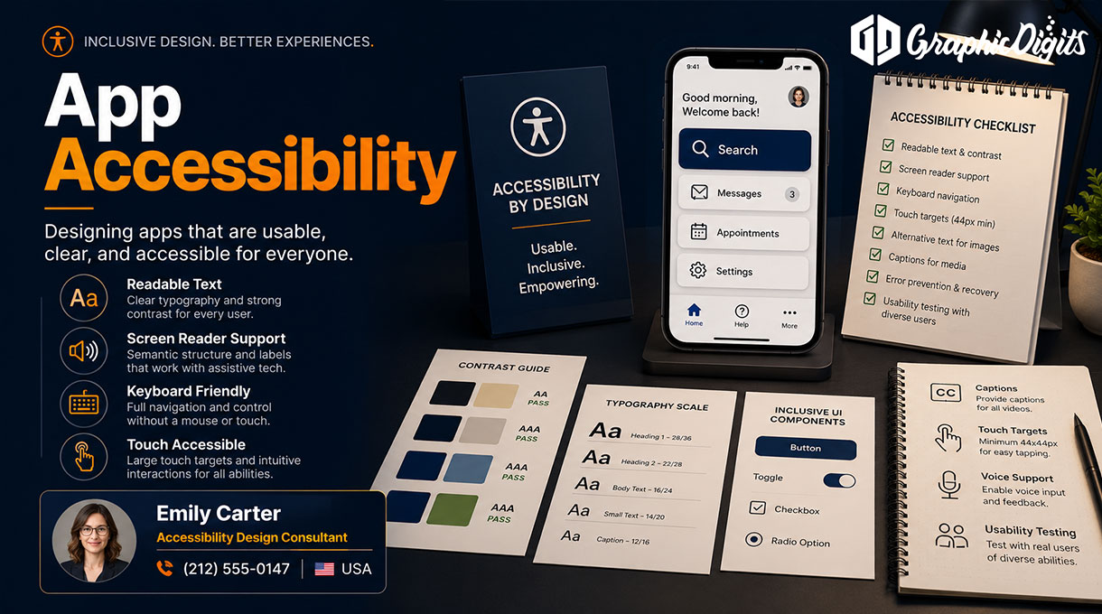 App accessibility services by Graphic Digits