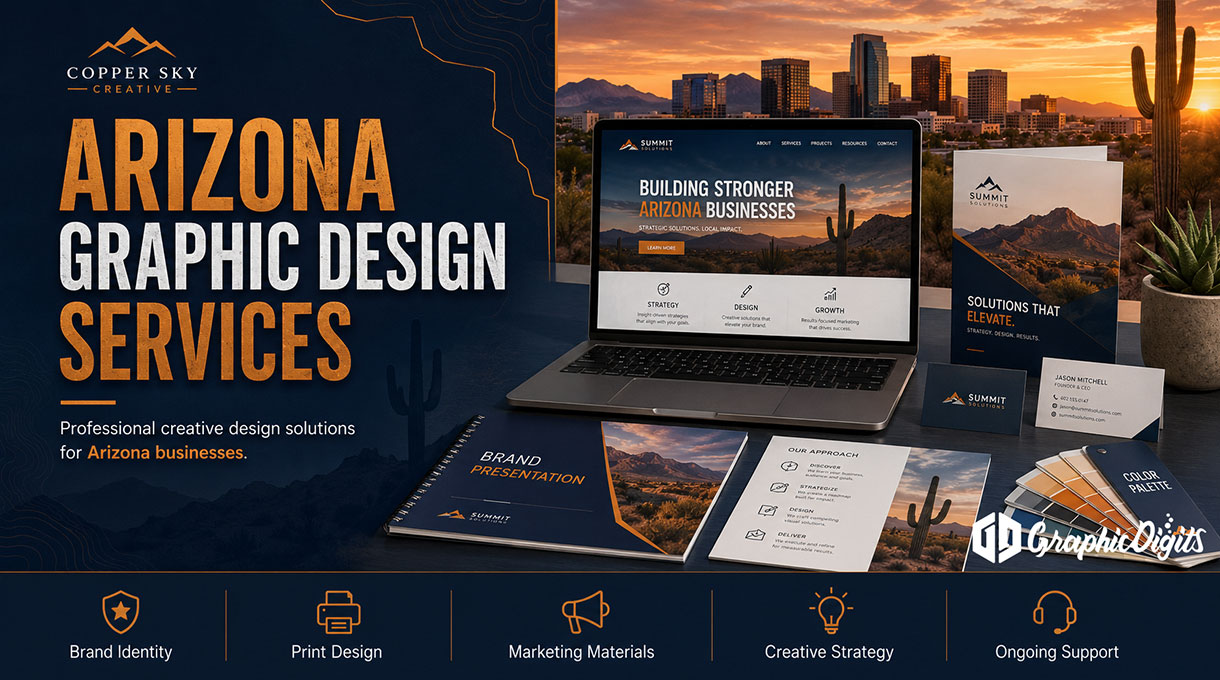 Full-spectrum graphic design services in Phoenix AZ by Graphic Digits