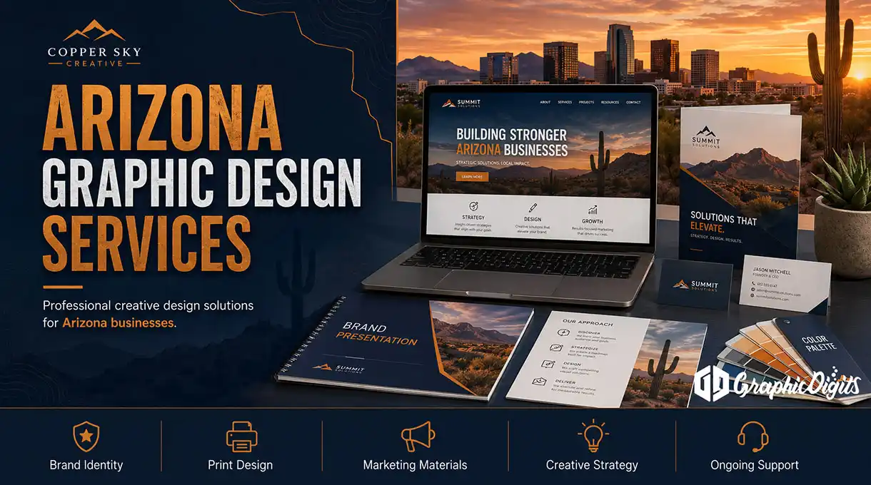 Full-spectrum graphic design services in Phoenix AZ by Graphic Digits