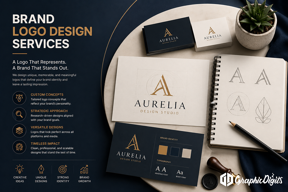 Brand logo design services by Graphic Digits