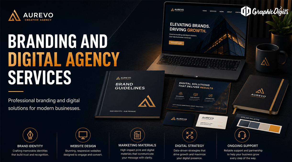 Branding and digital agency services by Graphic Digits