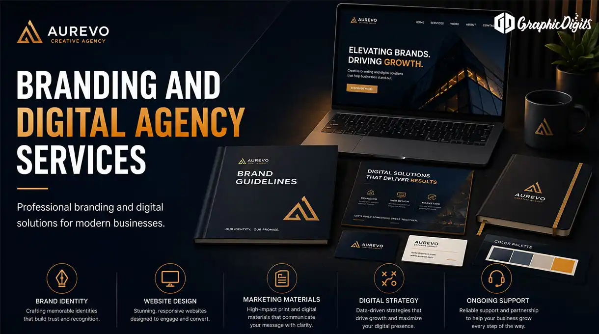 Branding and digital agency services by Graphic Digits