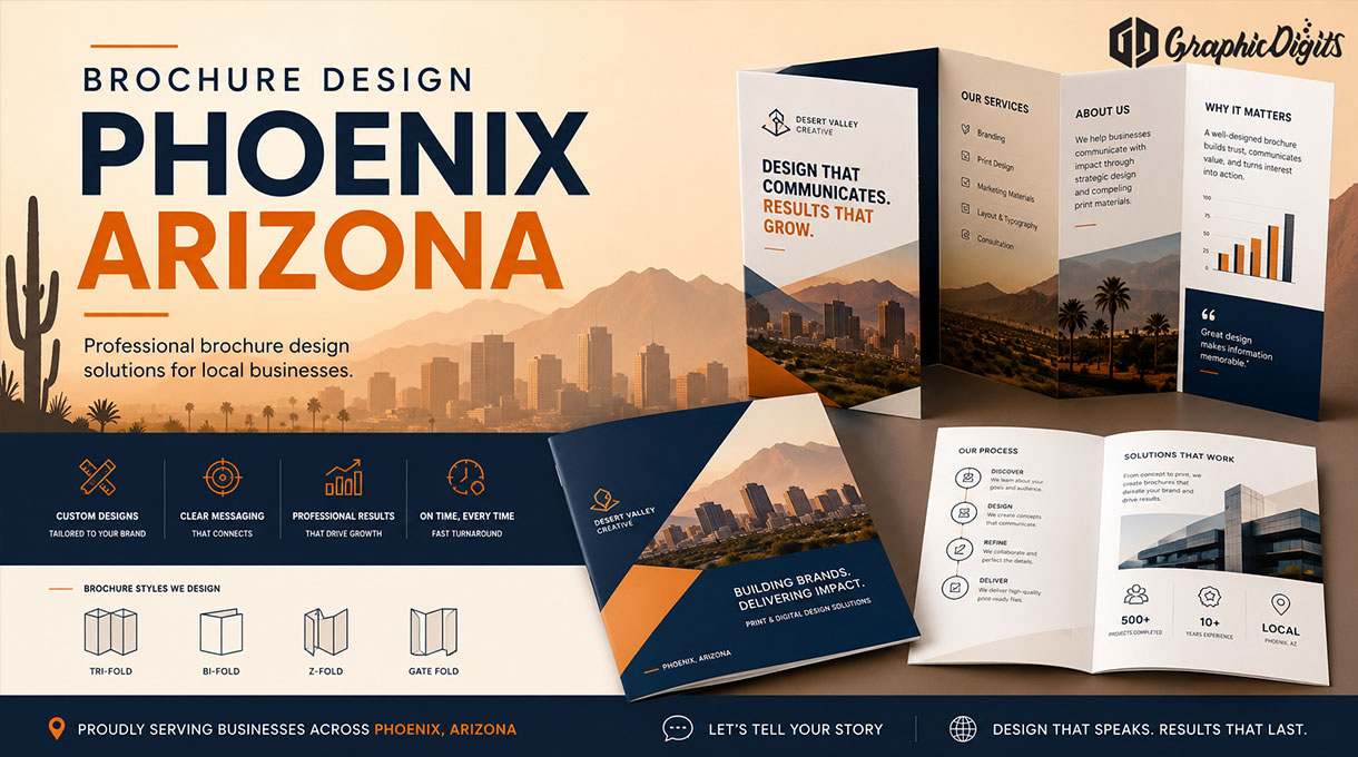Brochure design Phoenix Arizona by Graphic Digits