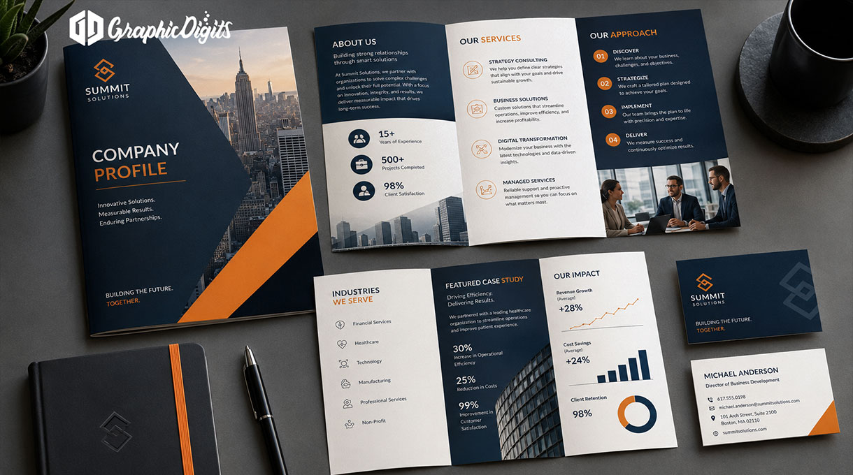 Brochure design services by Graphic Digits