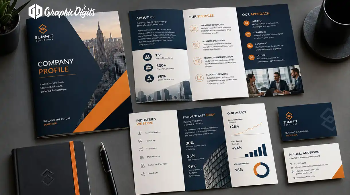 Brochure design services by Graphic Digits