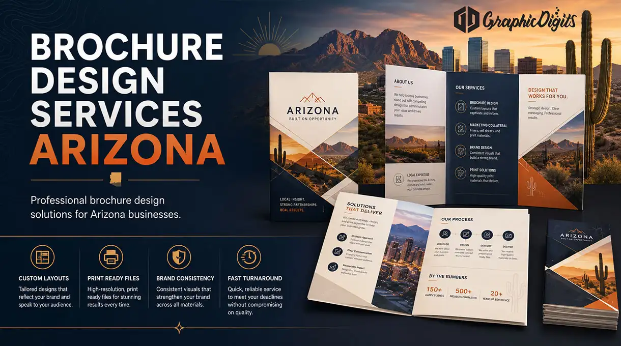 Brochure design services Arizona by Graphic Digits