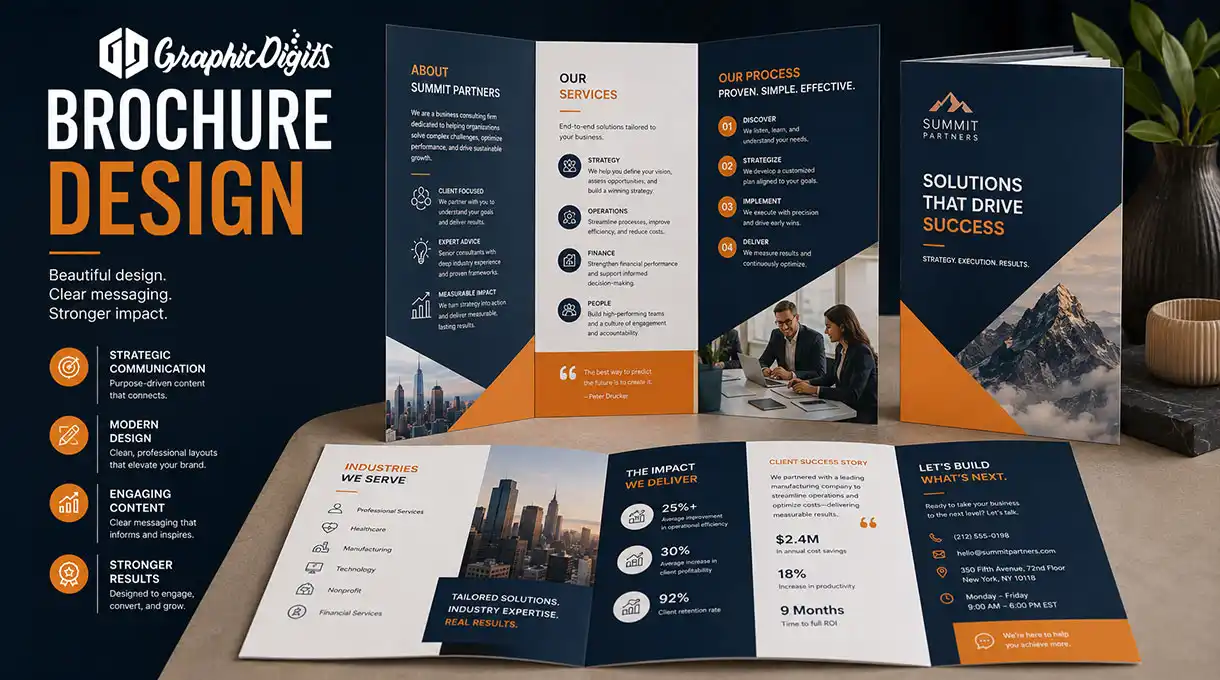 Brochure design by Graphic Digits