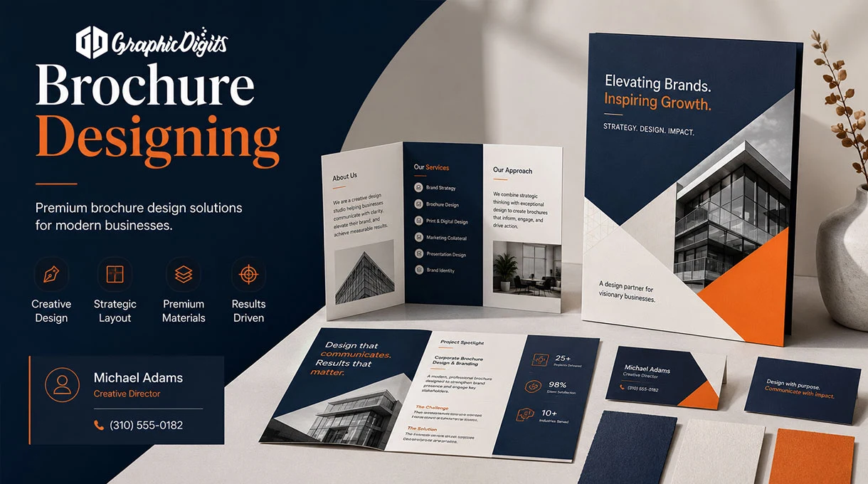 Brochure designing services by Graphic Digits