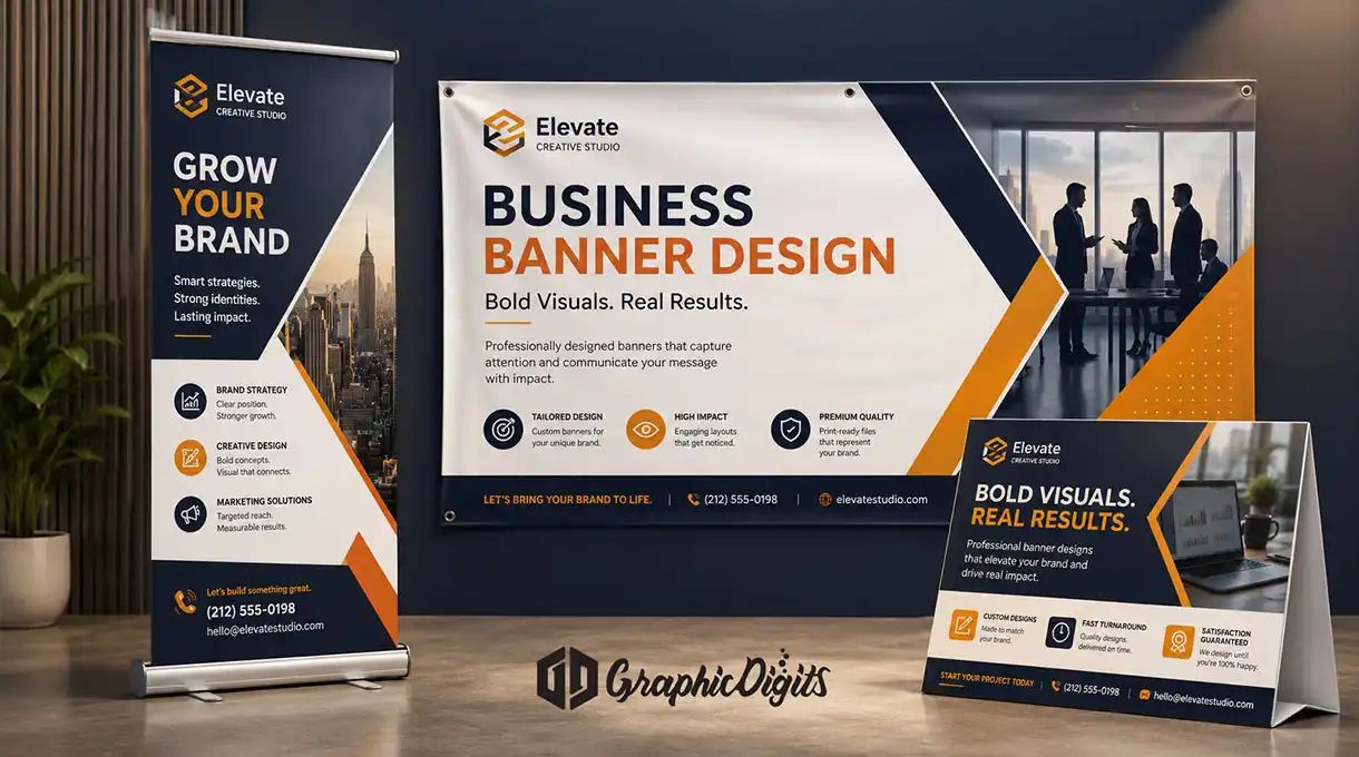 Business banner design by Graphic Digits