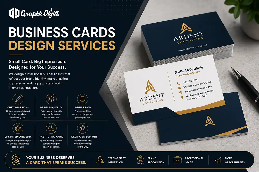 Business cards design services by Graphic Digits