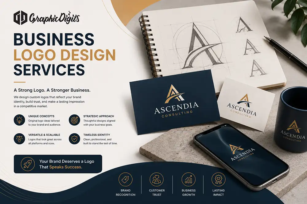 Business logo design services by Graphic Digits