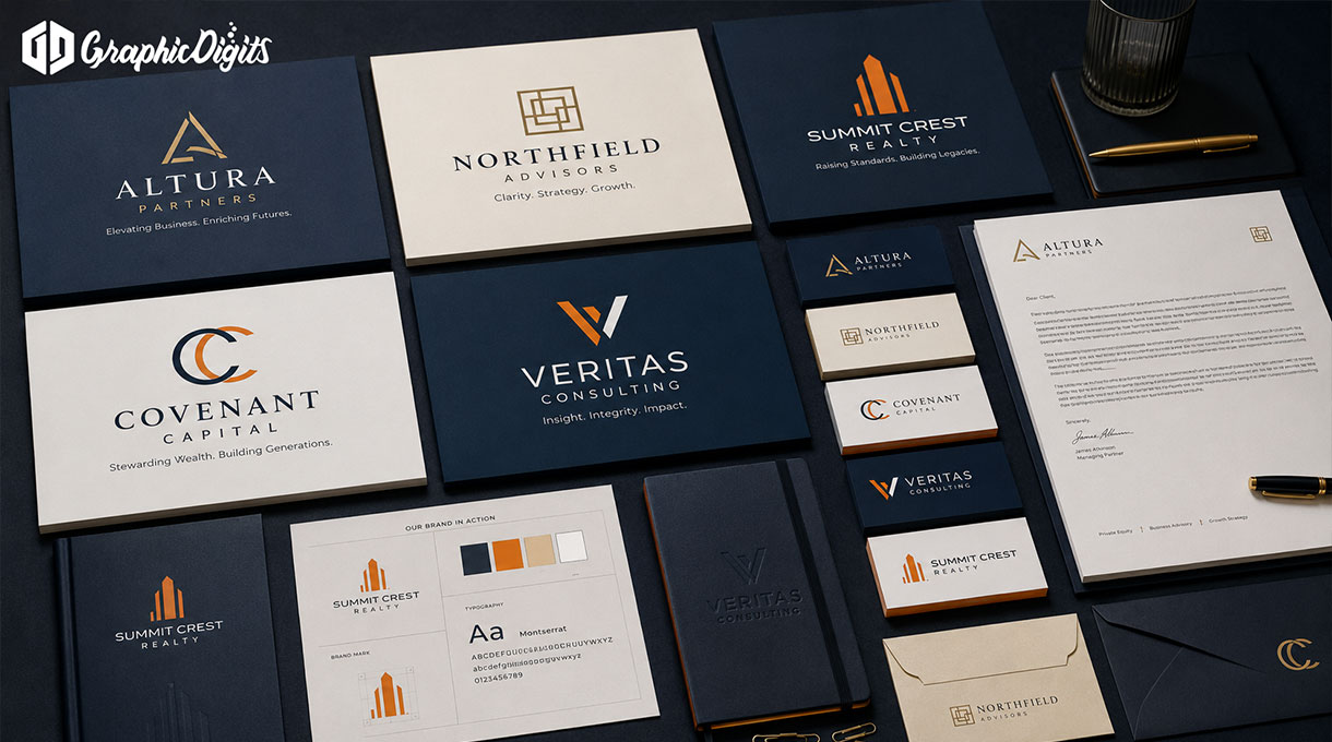 Corporate logo design services by Graphic Digits