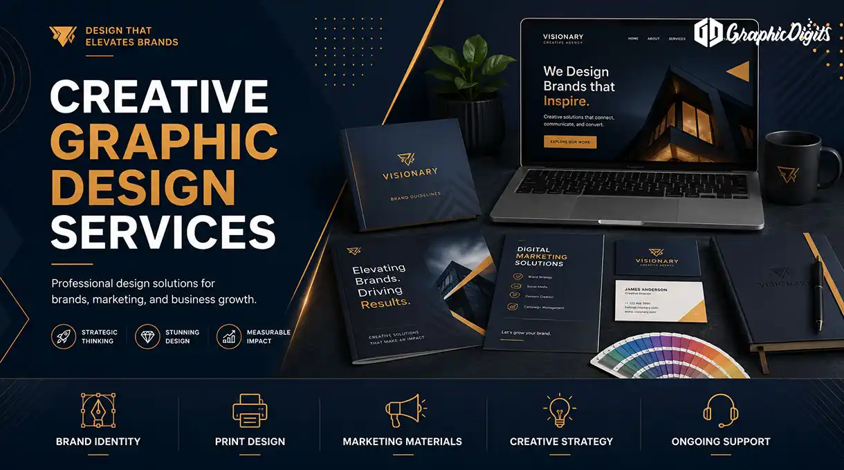 Creative graphic design services by Graphic Digits