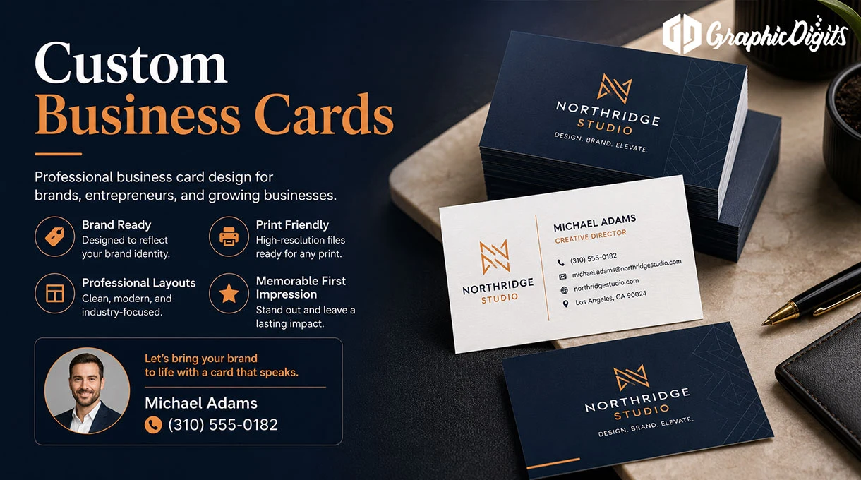 Custom business cards by Graphic Digits