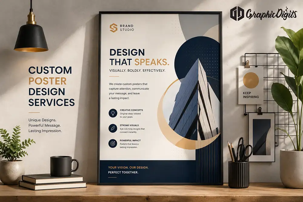 Custom poster design services by Graphic Digits