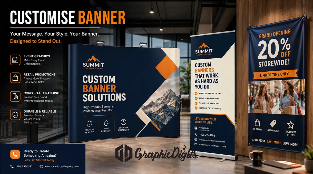 Customise banner services by Graphic Digits