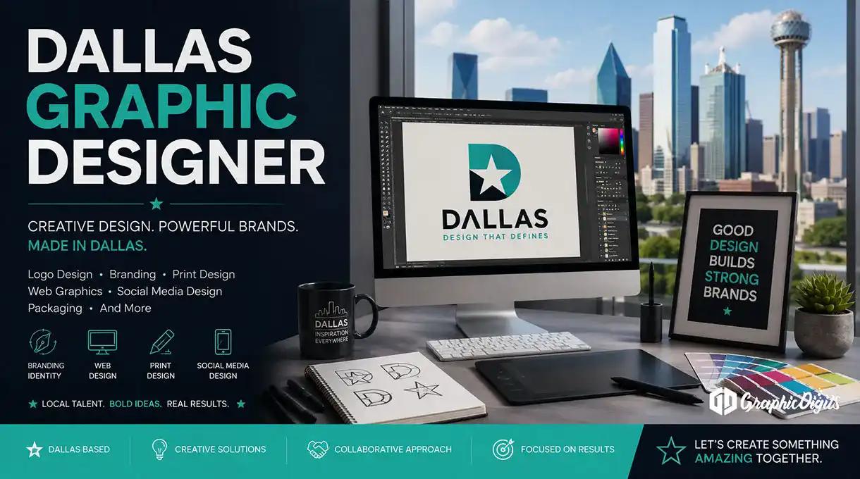 Dallas graphic design custom agency experts by Graphic Digits