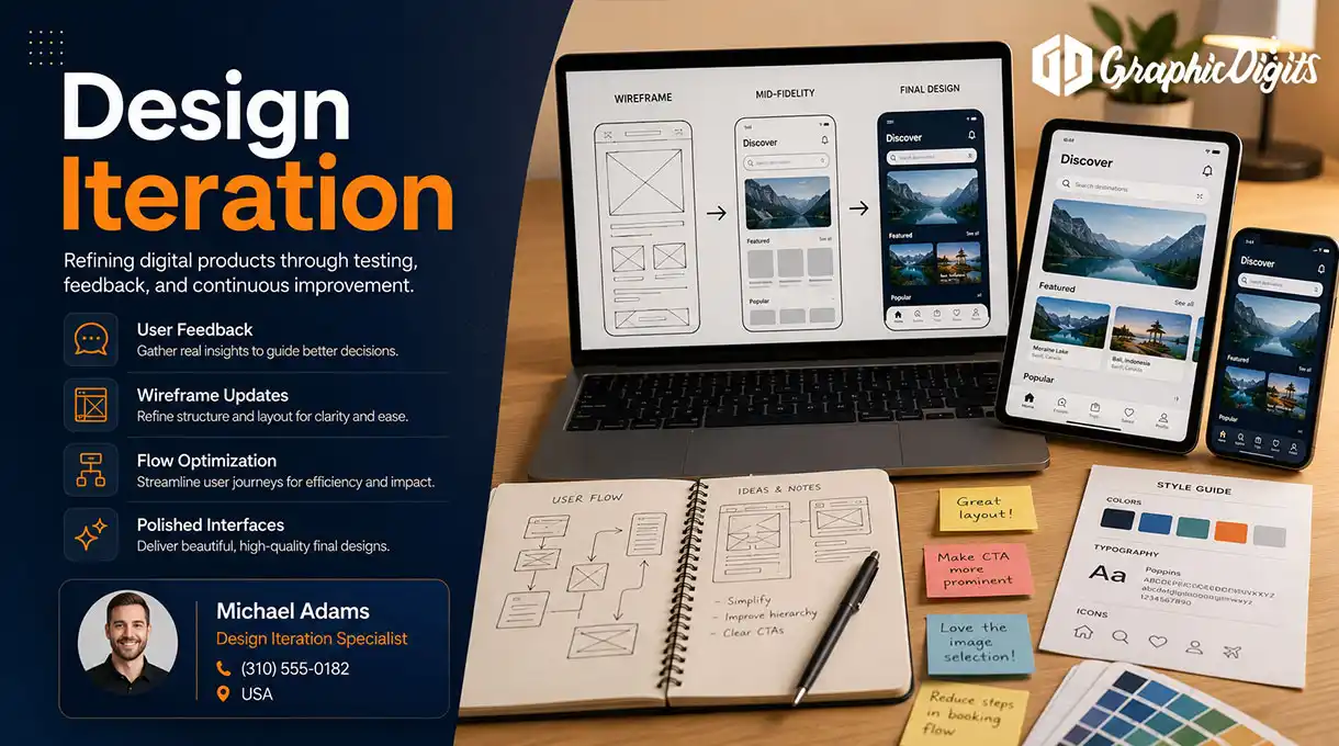 Design iteration by Graphic Digits