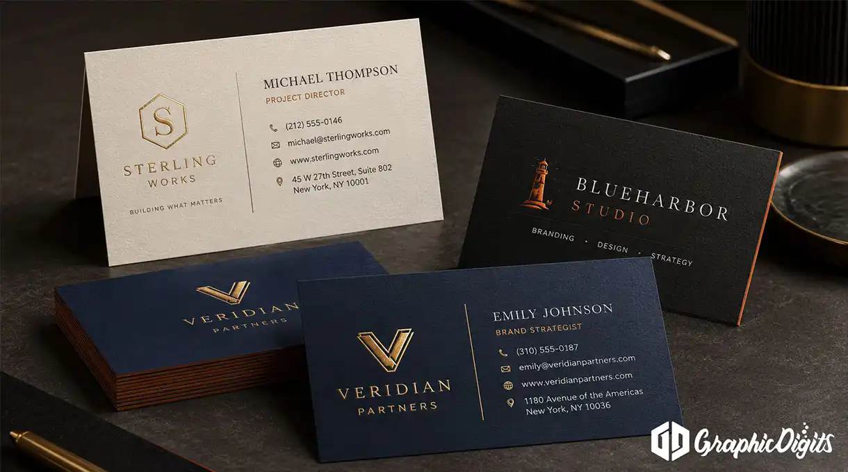 Design a business card with Graphic Digits