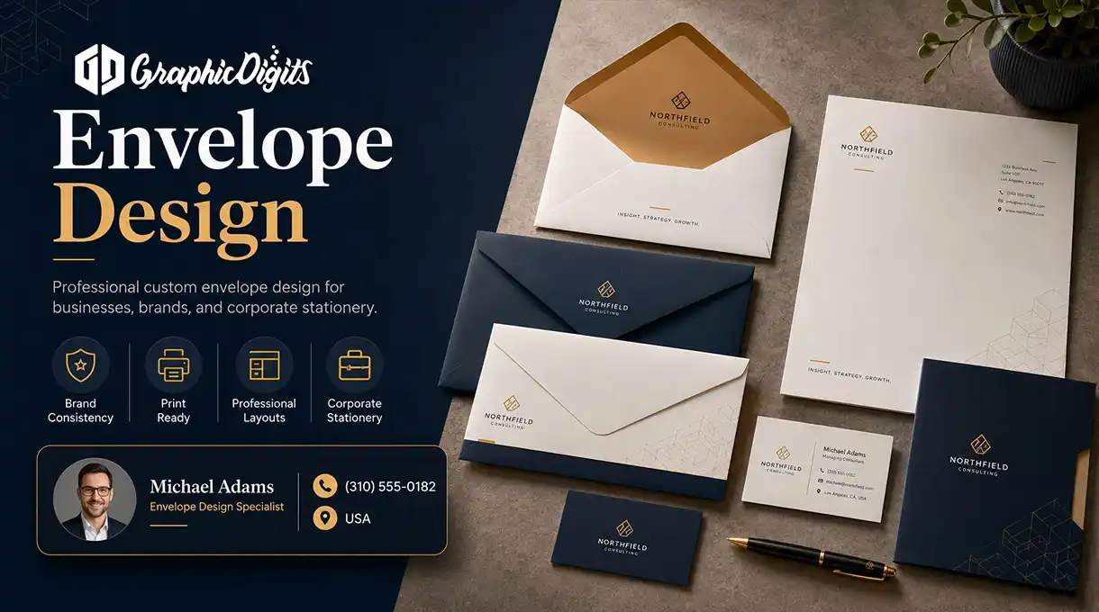 Envelope design by Graphic Digits