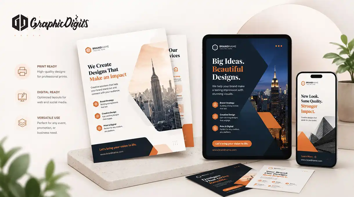 Flyer design services by Graphic Digits