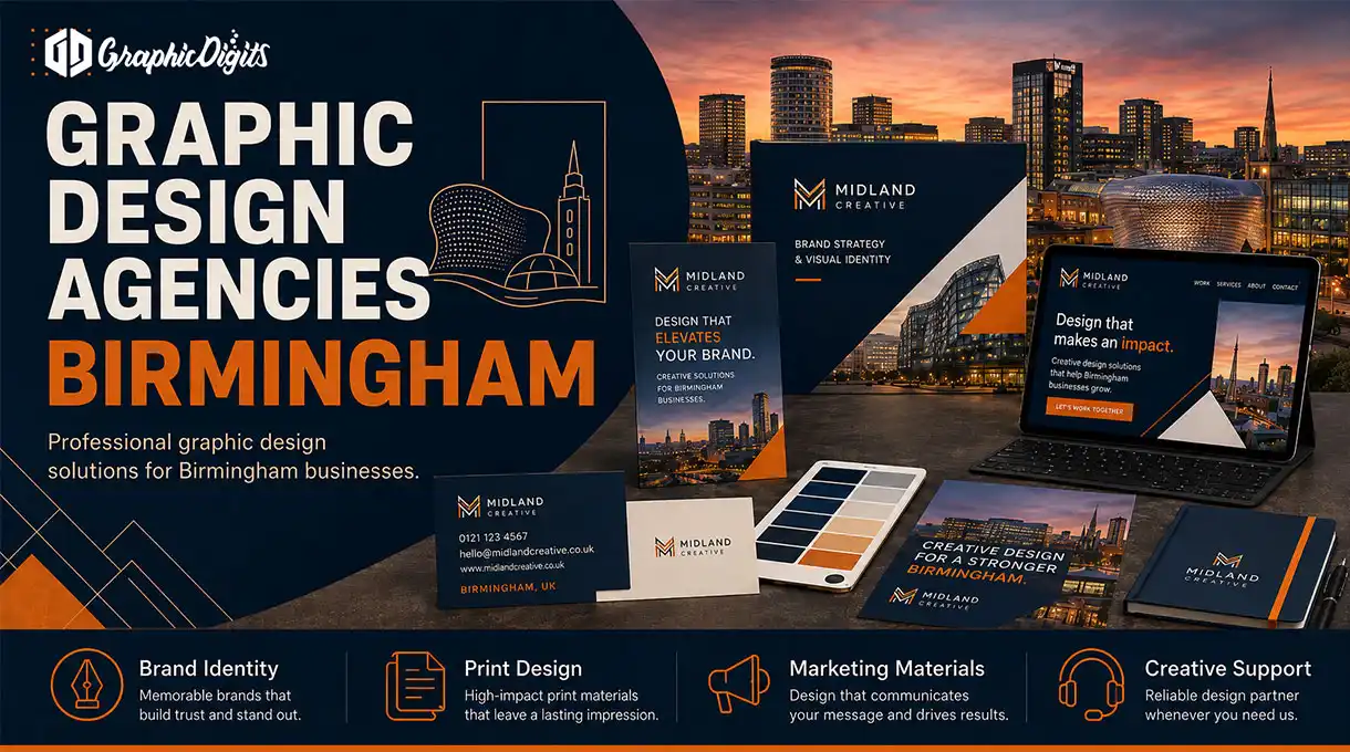Graphic design agencies Birmingham by Graphic Digits