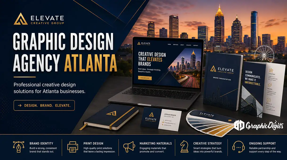 Professional graphic design agency in Atlanta by Graphic Digits