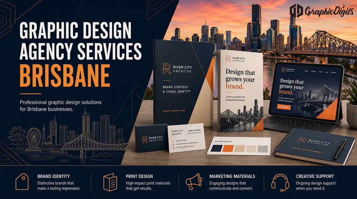Graphic design agency services Brisbane by Graphic Digits