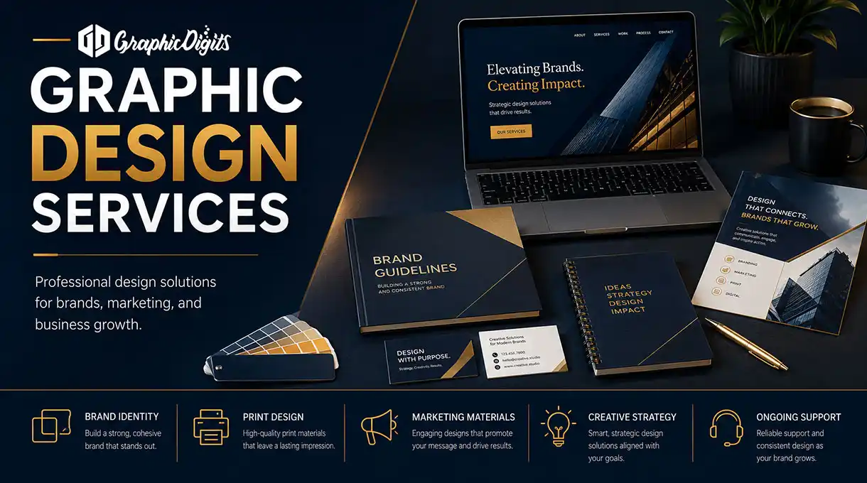 Full-spectrum graphic design services by Graphic Digits
