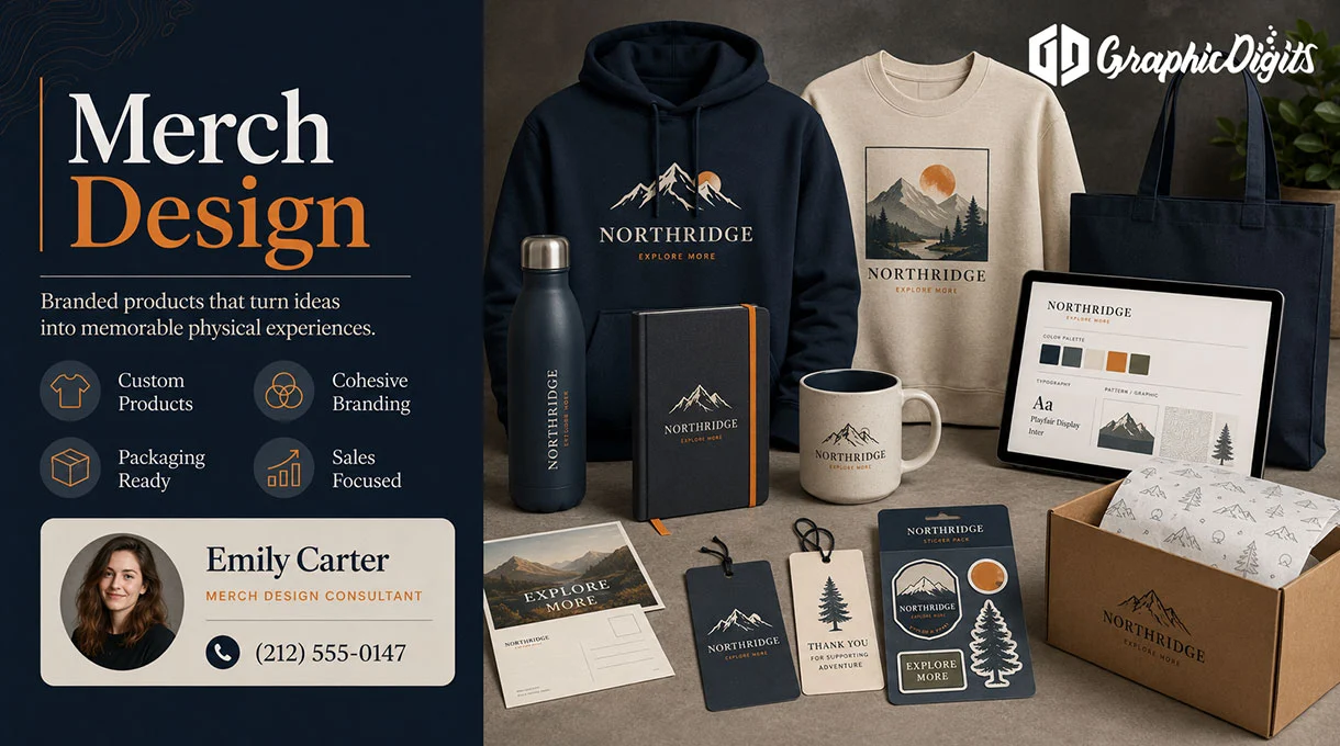 Merch design services by Graphic Digits