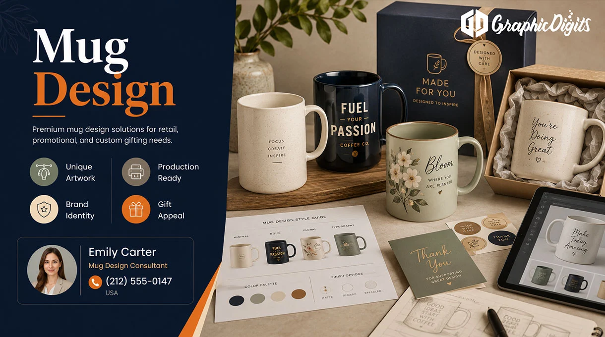 Mug design services by Graphic Digits