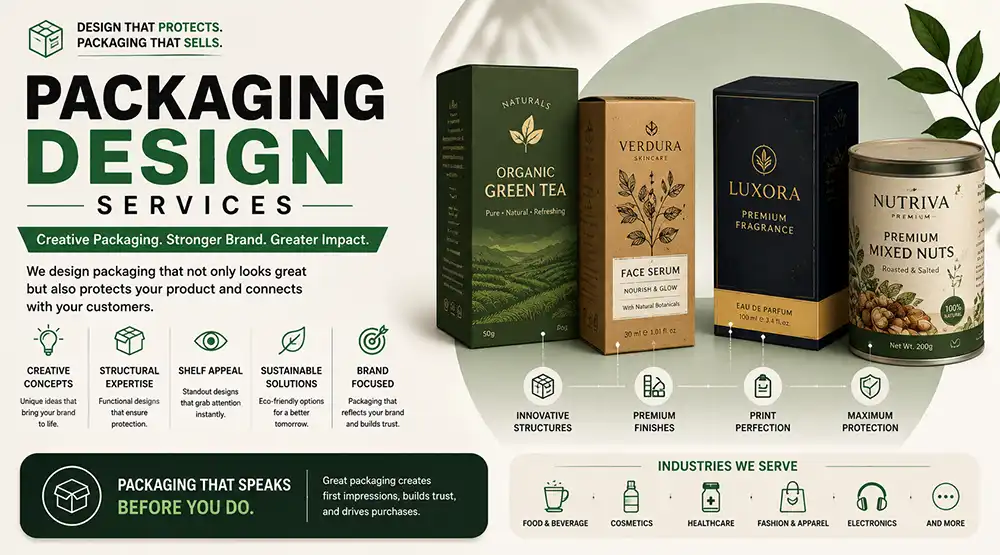 Packaging design services by Graphic Digits
