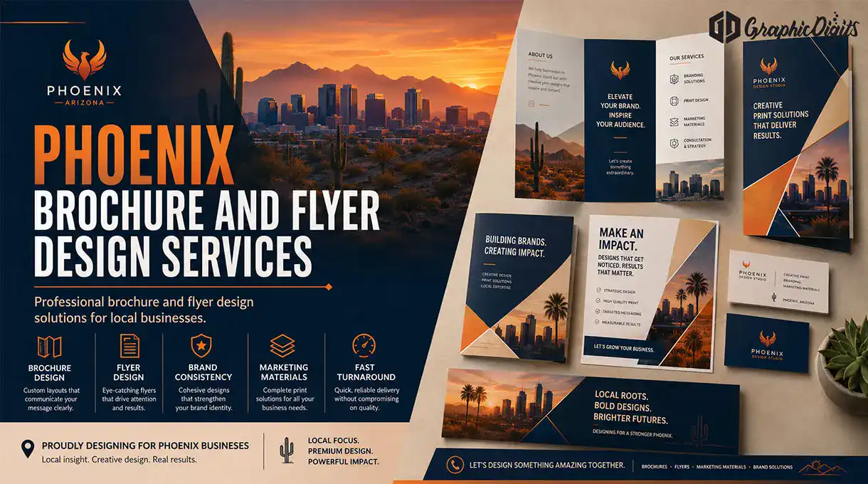 Phoenix brochure and flyer design services by Graphic Digits