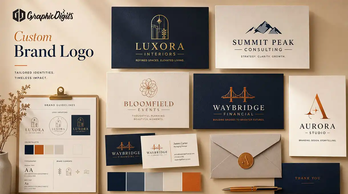 Professional brand logo design by Graphic Digits