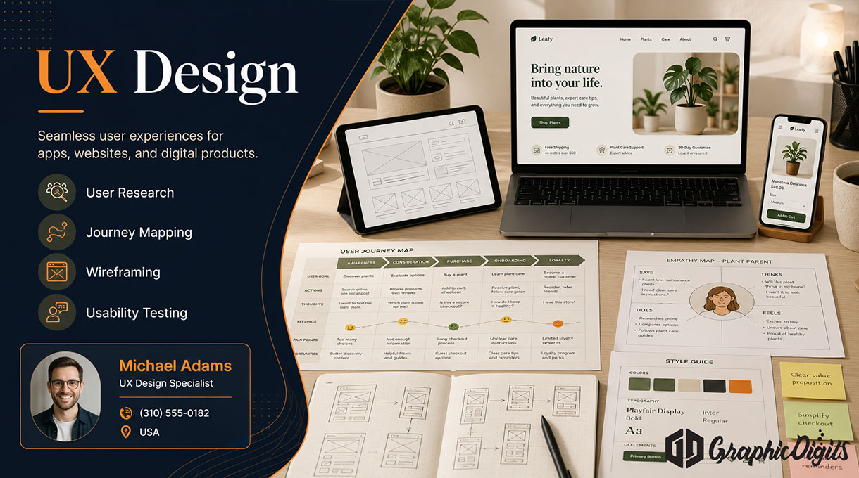 UX design by Graphic Digits