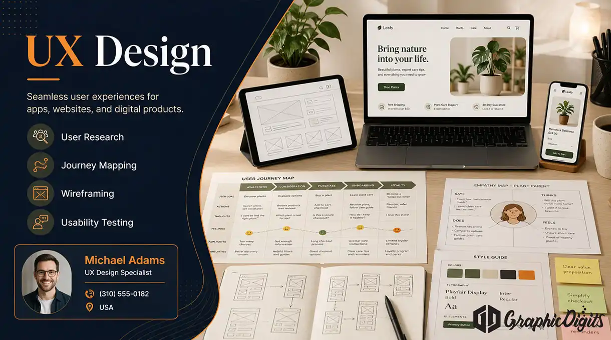 UX design by Graphic Digits