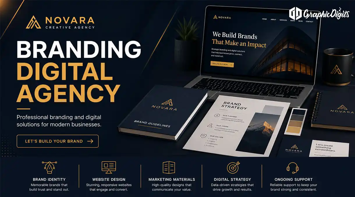 Branding digital agency by Graphic Digits