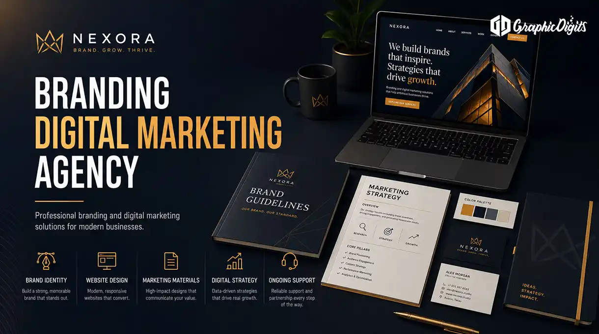 Branding digital marketing agency by Graphic Digits