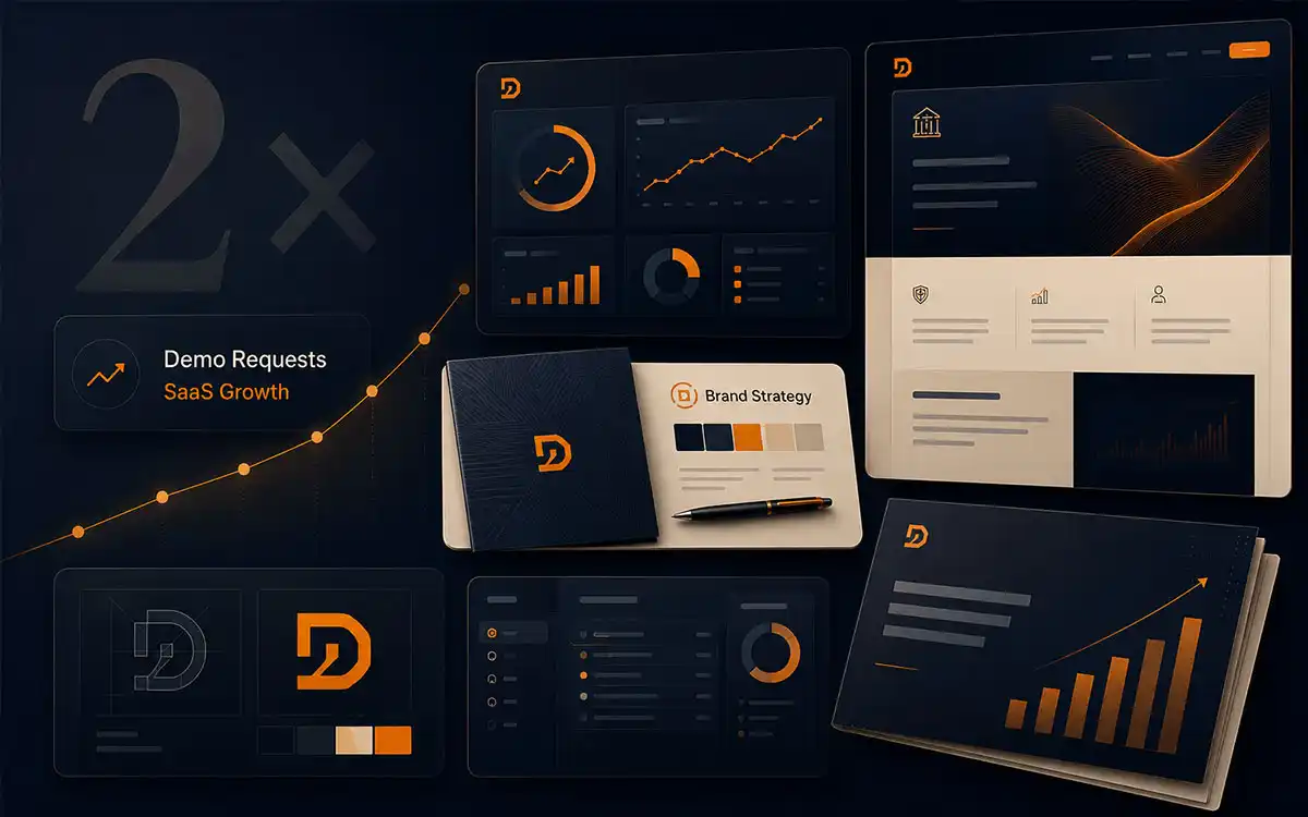 SaaS branding and website design case study for fintech startup