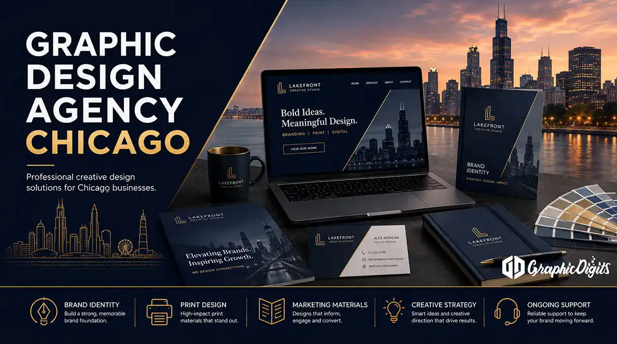 Graphic design agency Chicago services by Graphic Digits