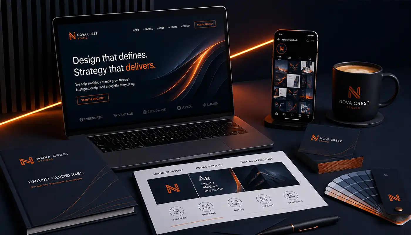 Professional graphic design applications and creative deliverables