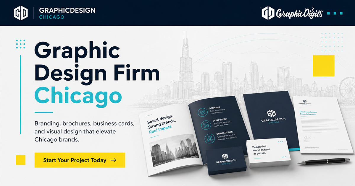 Professional graphic design services in Chicago by Graphic Digits
