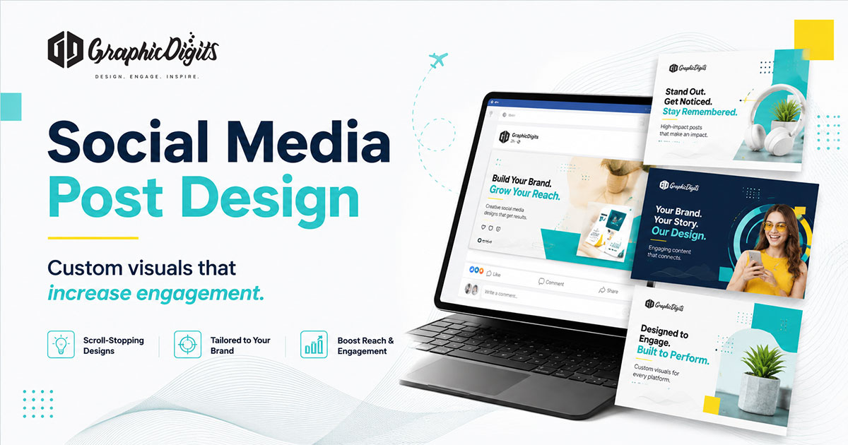 Data-driven social media post design by Graphic Digits
