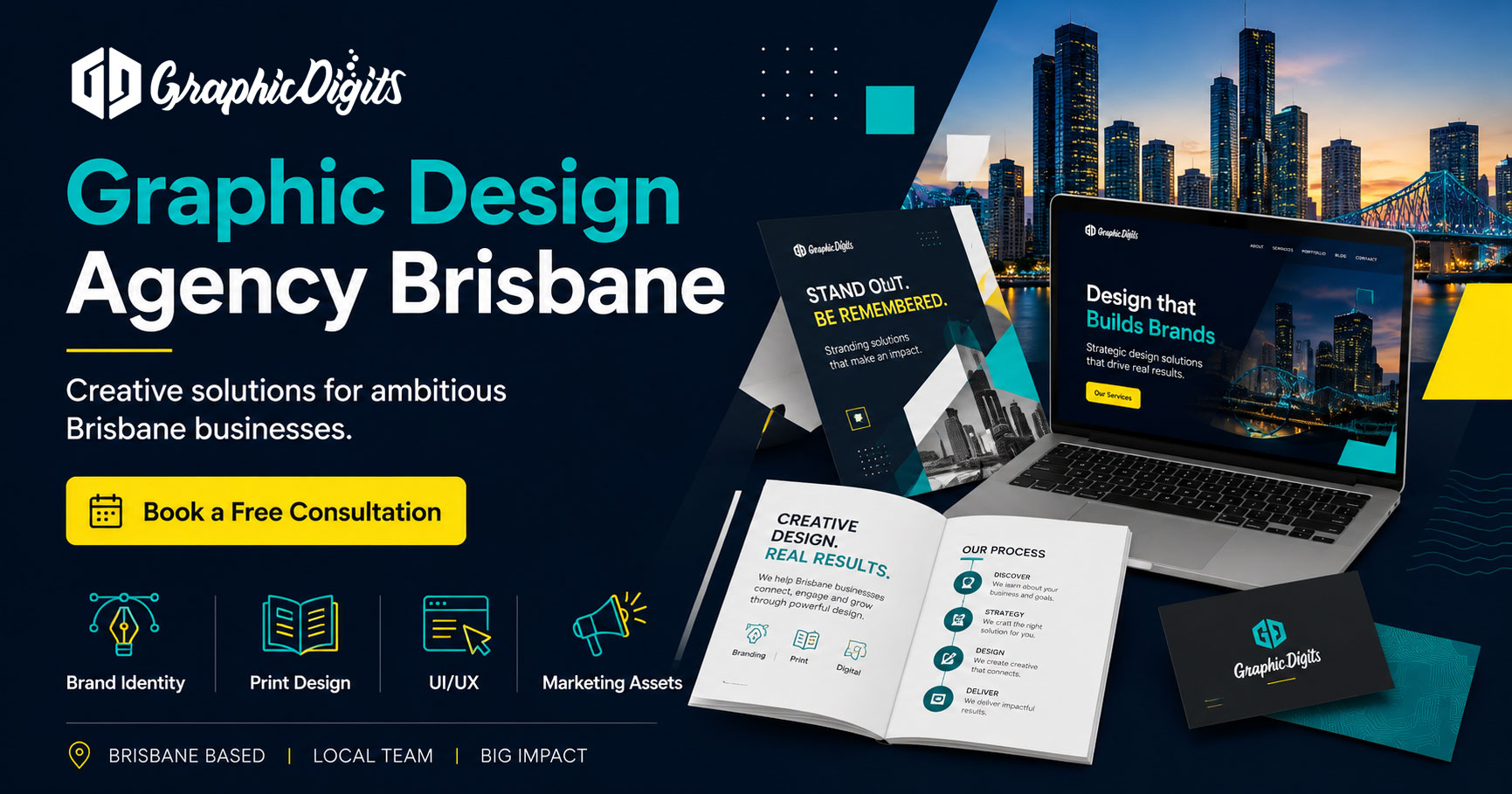 Expert graphic designer Brisbane team at Graphic Digits