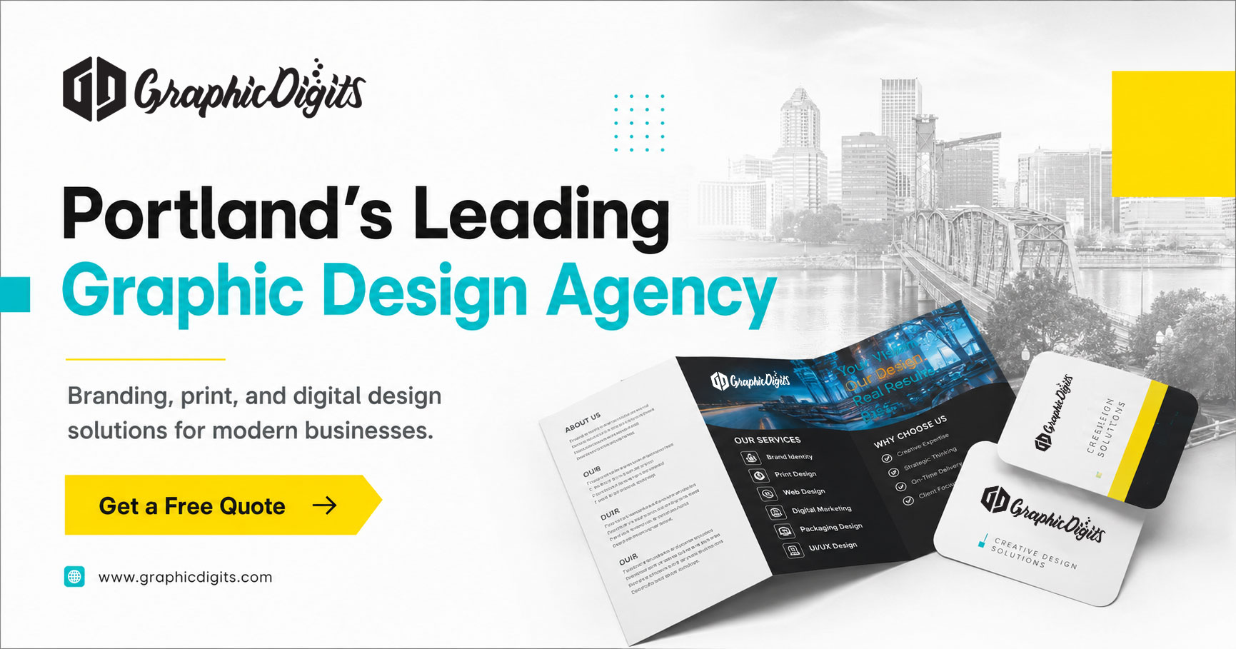 Portland design agency — branding and digital capabilities by Graphic Digits