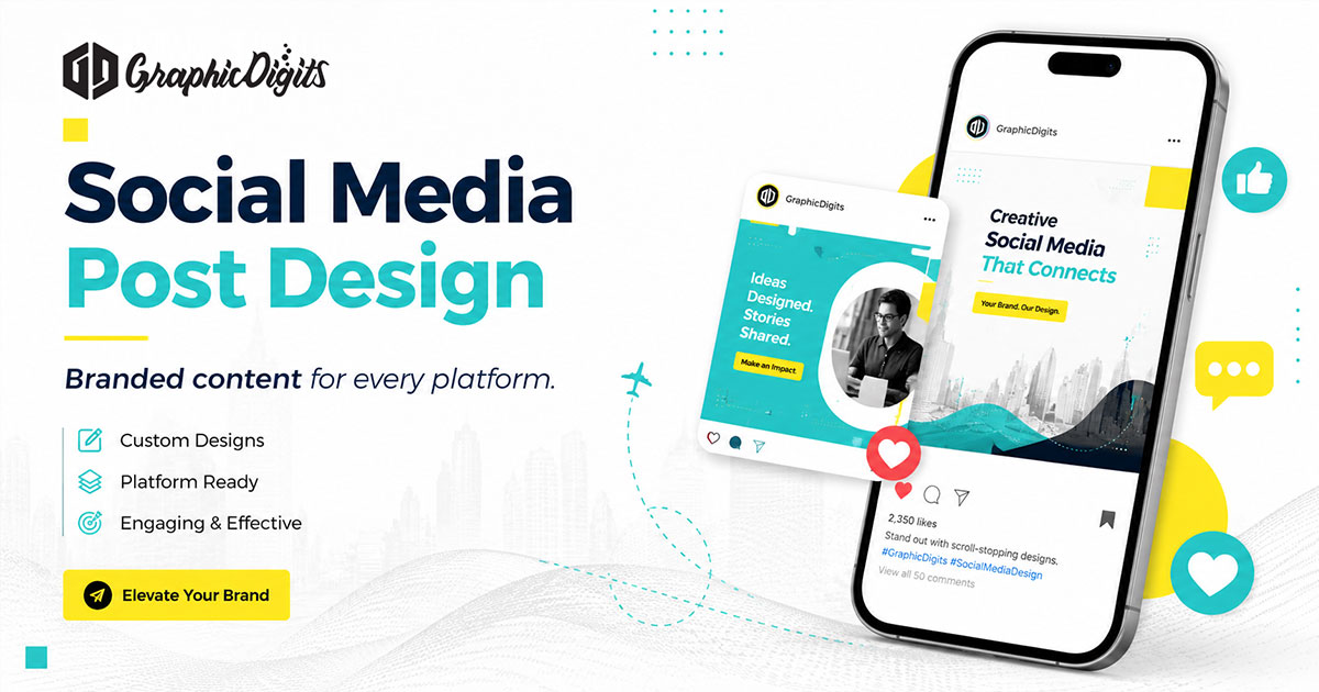 Integrating social media and web design by Graphic Digits
