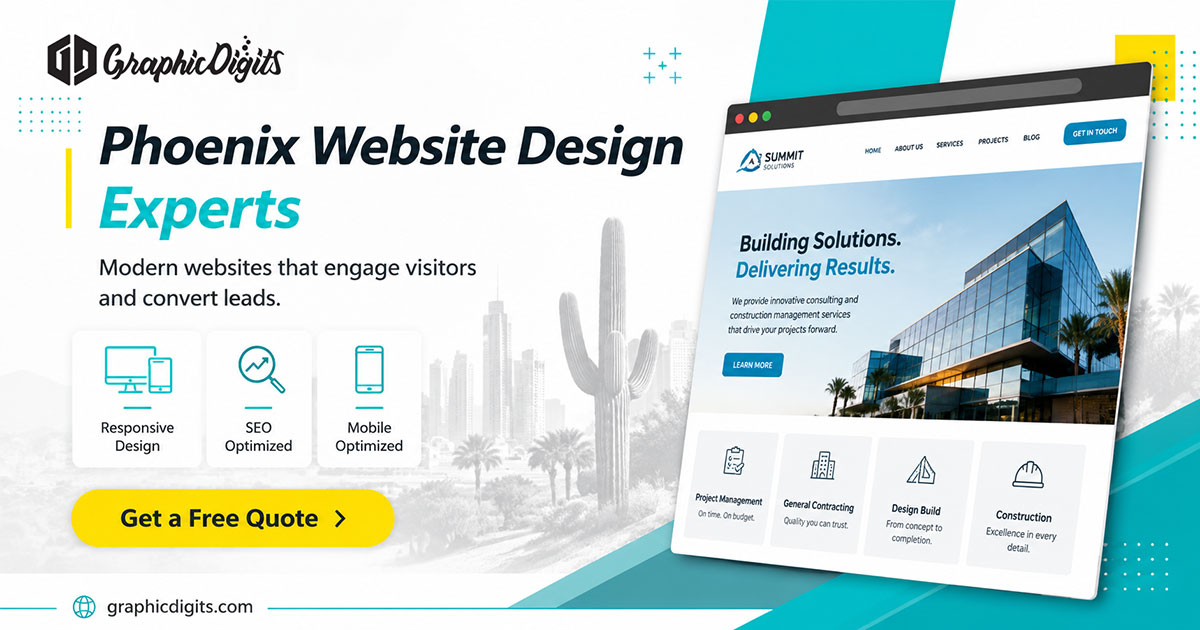 Brilliant strategic website design in Phoenix AZ by Graphic Digits