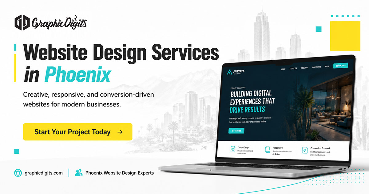 Professional website design in Phoenix by Graphic Digits