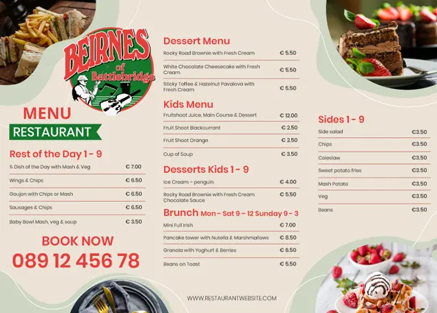 Menus Design Company